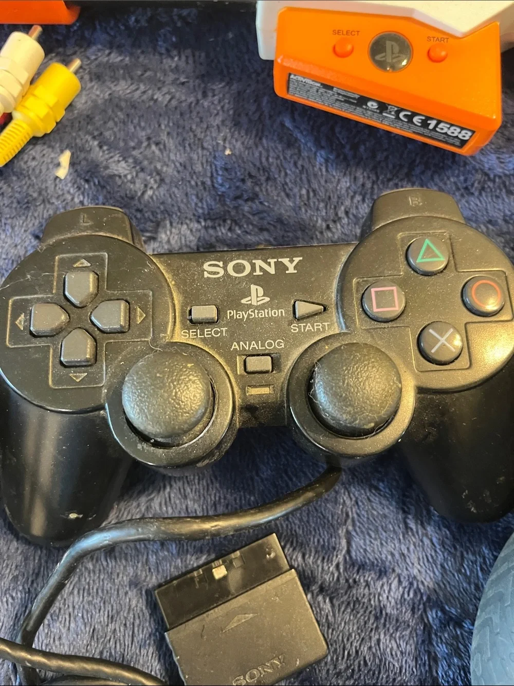 Sony PlayStation Access White & Orange Light Gun Bundle with Dual Controllers